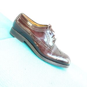 Mario Bruni Burgundy Leather Oxford Lace Up Dress Shoes Men’s Size 11